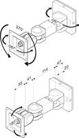 ROLINE LCD beugel, Wandmontage, 3 draaipunten - thumbnail
