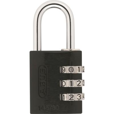 Abus cijfer hangslot 145/30 zwart (6cm)