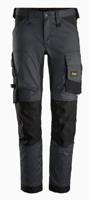 Snickers Workwear 6341 Stretch Werkbroek grijs/zwart - maat 48 - thumbnail