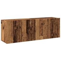 Tv-meubels 2 st wandgemonteerd 60x30x41 cm oud houtkleurig - thumbnail