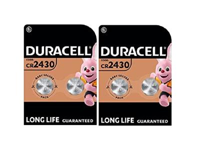 Batterij duracell knoopcel 2x cr2430 lithium | 10 stuks