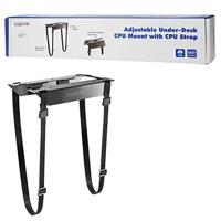 LogiLink PC-houder Onder tafel EO0009 Zwart Belastbaar tot=10 kg - thumbnail