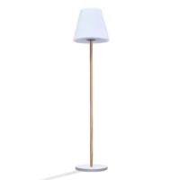 Vloerlamp op zonne-energie en oplaadbaar - LUMISKY - STANDY WOOD SOLAR - H150 cm - Dimbare warm witte LED - thumbnail