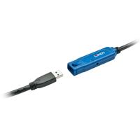 Lindy 43229 15m USB A USB A Mannelijk Mannelijk Zwart USB-kabel - thumbnail