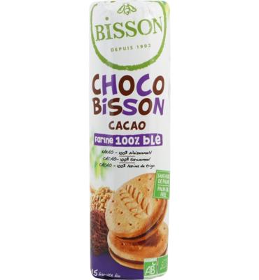 Bisson Choco cacao tarwekoekjes bio 300 Gram