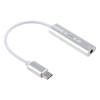 Aluminium Shell 3 5 mm Jack externe USB-C / Type-C Sound Card HIFI magische stem 7.1 kanaal Converter Adapter gratis Drive (zilver) Aluminium Shell 3 5 mm Jack externe USB-C / Type-C Sound Card HIFI magische stem 7.1 kanaal Converter Adapter gratis Drive (zilver)