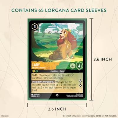 Disney Lorcana TCG Archazia's Island Ursula sleeves