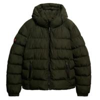 Superdry Hooded Sports Puffer Casual Winterjas Heren L - thumbnail