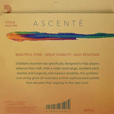 D'Addario Ascenté A410 Medium Scale, Medium, altviool snarenset D'Addario Ascenté A410 Medium Scale, Medium, altviool snarenset