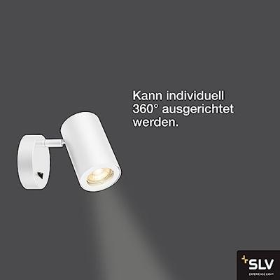 SLV 4024163190220 1000730 Wandlamp GU10 Wit