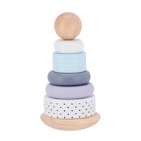 Jipy Stapeltoren Ring Hout Uni - thumbnail