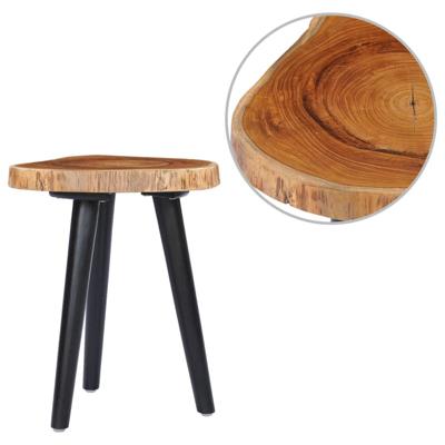 VidaXL Salontafel 40x45 cm massief teakhout