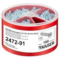 Kaiser Elektro 2472-91 Apparaatschroevenbox 100 stuk(s) - thumbnail
