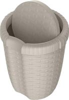 Emmercontainer Mondex Polypropyleen Ø 23 x 29 cm Met deksel - thumbnail