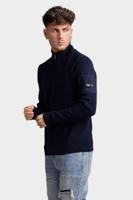 Quotrell Couture D'Azur Knitted Halfzip Sweater Heren Donkerblauw - Maat XS - Kleur: Donkerblauw | Soccerfanshop - thumbnail