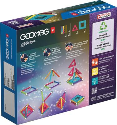 GEOMAG - Milieuvriendelijk 22 stuks Glitter - thumbnail