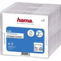 Hama CD Slim Dubbel Jewel Case 25-pack - thumbnail
