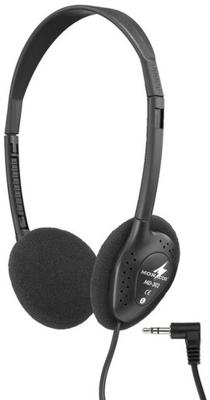 Monacor MD-302 On Ear koptelefoon Kabel Stereo Zwenkbare oorschelpen Monacor MD-302 On Ear koptelefoon Kabel Stereo Zwenkbare oorschelpen
