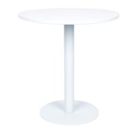 Zuiver Ronde Tuintafel 'Metsu' Staal, 70cm, kleur Wit - thumbnail