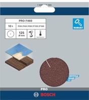 Bosch Accessoires 10 Schuurbladen boormachine 125 F460, Expert for Wood+Paint Span, 40/60/80/120/180 - 1609200165 - thumbnail