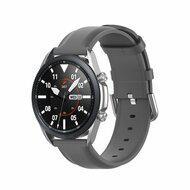 Classic leren bandje - Grijs - Samsung Galaxy Watch Active 2 Classic leren bandje - Grijs - Samsung Galaxy Watch Active 2