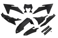 UFO PLAST kappenset trim kit ufo ktm black - thumbnail