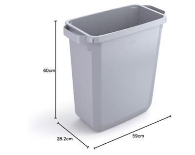 Durable afvalbak Durabin 60 liter, grijs