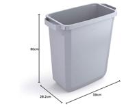 Durable afvalbak Durabin 60 liter, grijs - thumbnail