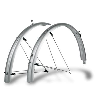 Sks bleumels basic 55 mm spatbord set, zilver