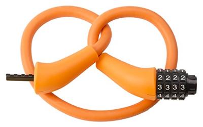 M-Wave kabelcijferslot silicon 900 x 12mm oranje