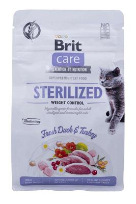 Brit Care Grain Free Sterilized Weight Control met eend en kalkoen, 0,4 kg