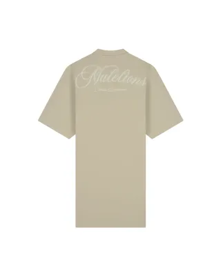 Malelions Kylie T-Shirt Dress Dames Beige - Maat XL - Kleur: Beige | Soccerfanshop