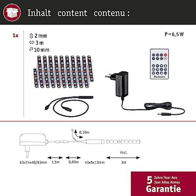 Paulmann 78887 LED-strip basisset Met connector (male) 3 m RGB 1 set(s) Paulmann 78887 LED-strip basisset Met connector (male) 3 m RGB 1 set(s)