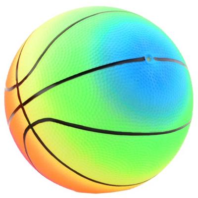 Johntoy fleurige bal regenboog met strepen maat 5 Johntoy fleurige bal regenboog met strepen maat 5