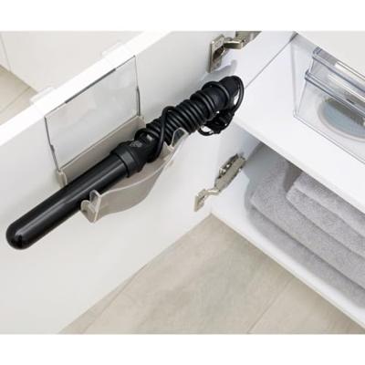 iDesign - Haarverzorging Houder, 12 x 12 x 15 cm, Hangend, Kunststof -