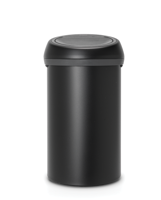 Brabantia touch bin 60 liter mineral moonlight black - thumbnail