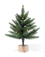 HEMA Mini kerstboompje met ledlichtjes (groen) - thumbnail