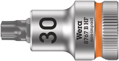 Wera 8767 B HF TORX® Zyklop Bitdop met 3/8"-aandrijving, met vasthoudfunctie, TX 30 x 35 mm - 1 stuk(s) - 05003066001 Wera 8767 B HF TORX® Zyklop Bitdop met 3/8"-aandrijving, met vasthoudfunctie, TX 30 x 35 mm - 1 stuk(s) - 05003066001