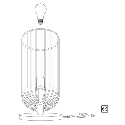 Eglo TafellampRoccamena Draadlamp - 49646