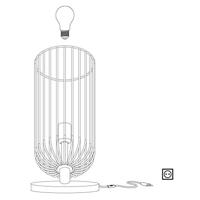 Eglo TafellampRoccamena Draadlamp - 49646 - thumbnail