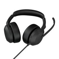 Jabra Evolve2 50 Headset Bedraad en draadloos Hoofdband Kantoor/callcenter USB Type-A Bluetooth Zwart - thumbnail