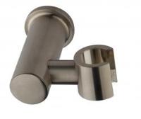 Doucheaansluiting Wiesbaden Caral | Met handdouchehouder | Messing | Rond | Geborsteld staal PVD - thumbnail