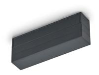 Trio 2-fase voedingDuoline Block voor railverlichting zwart - 701032 - thumbnail
