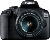 Canon EOS-2000D Digitale spiegelreflexcamera Incl. EF-S 18-55 mm IS II lens 24.1 Mpix Zwart Optische zoeker, Met ingebouwde flitser, WiFi, Full-HD - thumbnail