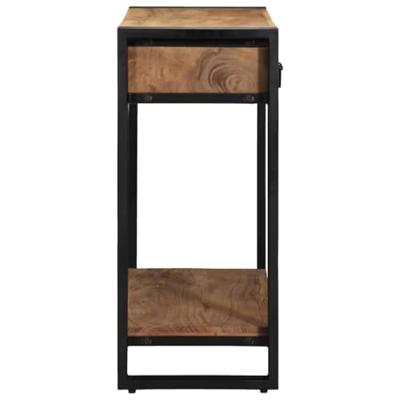 Wandtafel met lade Bruin 90 x 33 x 75 cm Massief acaciahout