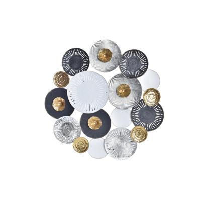 Wanddecoratie DKD Home Decor Multicolour Bol 80 x 4,5 x 80 cm Stads Wanddecoratie DKD Home Decor Multicolour Bol 80 x 4,5 x 80 cm Stads