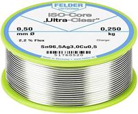 Felder ISO-Core Ultra Clear SAC305 Soldeertin Spoel Sn96,5Ag3Cu0,5 0.250 kg 0.5 mm - thumbnail