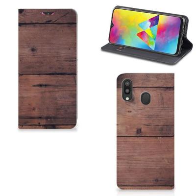 Samsung Galaxy M20 Book | Wallet Case | Old Wood