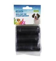 Nobleza Hondenpoepzakjes - 3 Rollen - 45 Poepzakjes - Zwart - thumbnail