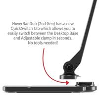 Twelve South HoverBar Duo iPad stand/klem - Black - thumbnail